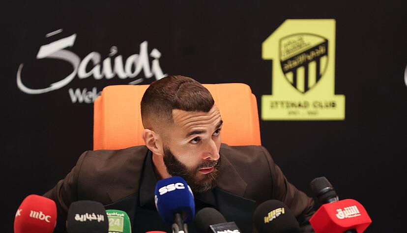 Karim Benzema wechselt in Saudi-Arabien zum Club Al-Hilal. (Archivbild)