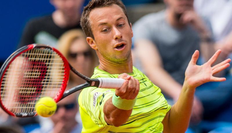 Philipp Kohlschreiber liefert dem Weltranglistendritten ein Match auf Augenhöhe. Foto: Marc Müller