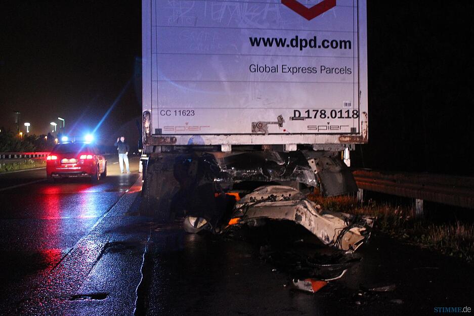 Tödlicher Unfall auf A81