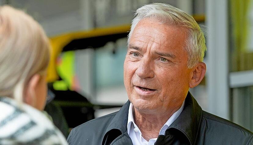 Am Freitag machte die Europawahlkampagne der Landesregierung Baden-Württemberg Halt in Heilbronn. Auch Innenminister Thomas Strobl war auf dem Kiliansplatz vor Ort.
Foto: Berger, Mario