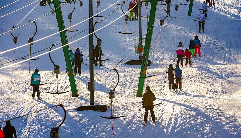 Einige Lifte laufen auch auf der Alb.