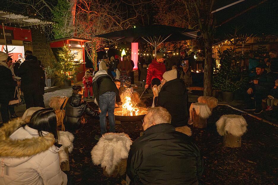 Rund um den Trappensee-Biergarten an der J&auml;gerhausstra&szlig;e findet der erste Heilbronner Winterzauber statt.