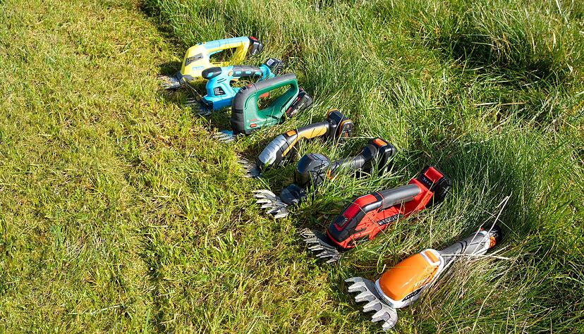 Scheren für Sträucher und Rasen: Sieben Geräte haben «selbst.de» und Tüv Rheinland getestet. Scheren für Sträucher und Rasen: Sieben Geräte haben «selbst.de» und Tüv Rheinland getestet.