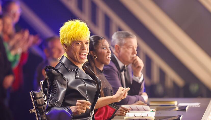 Jorges leuchtend gelben Haare waren ein Hingucker. Jorges leuchtend gelben Haare waren ein Hingucker.