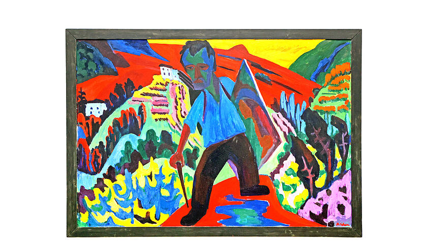 Schweizer Impressionisten in der Kunsthalle Vogelmann. Hermann Scherer, Der Maler