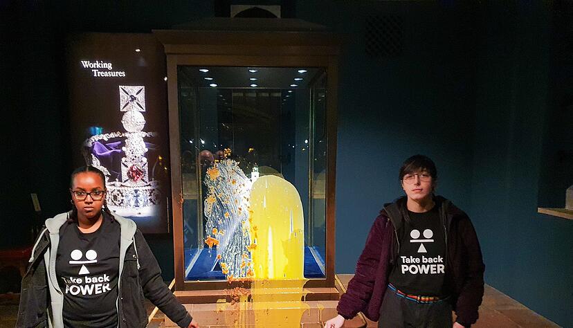 Die Aktivisten hatten eine klare Botschaft. Die Aktivisten hatten eine klare Botschaft.