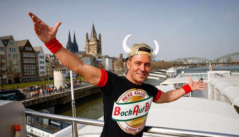 Lorenz B&uuml;ffel feiert Jubil&auml;um auf dem Rhein.