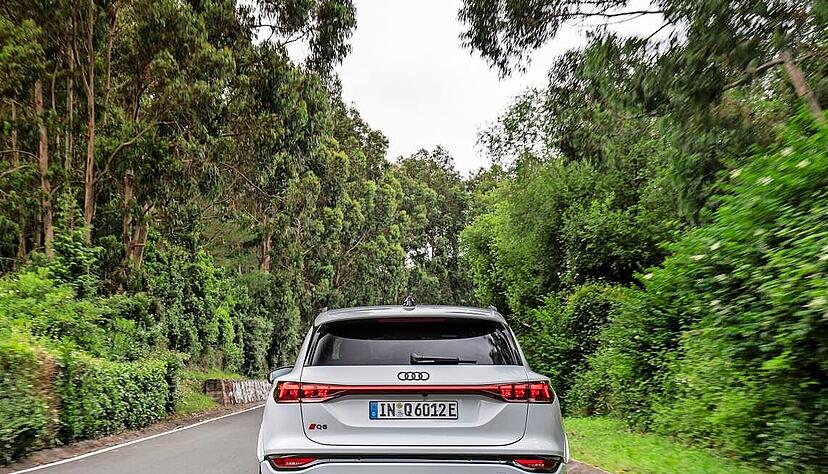 Auch beim Fahren konnte der neue Audi Q6 E-Tron überzeugen. Auch beim Fahren konnte der neue Audi Q6 E-Tron überzeugen.