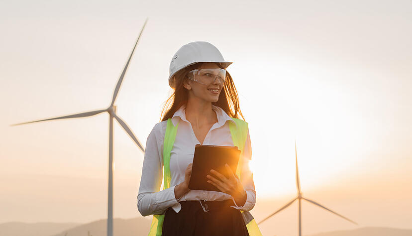 Jobs in der Windenergie sind zukunftsträchtig und treiben die Nachhaltigkeit voran.