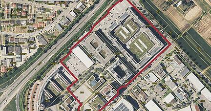 Die Konrad-Zuse-Straße soll teilweise von einer öffentliche Straße in einen privaten Weg in der Schwarz-Zentrale umgewandelt werden.