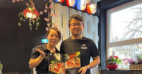 Shenglan Chen und Xu Feng Yan betreiben seit dem 5. Dezember ein neues  Koreanisches Barbeque-Restaurant in der Karlstra&szlig;e.