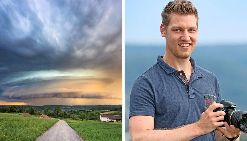 Sturmjäger Maximilian Ziegler fotografiert extreme Wetterereignisse wie Gewitter aus nächster Nähe.
