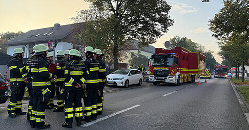 Die Feuerwehr ist in München im Einsatz.