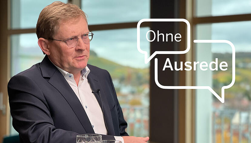 Südwestmetall-Chef Oliver Barta bei „Ohne Ausrede – der Live-Talk von Stimme.tv“. Südwestmetall-Chef Oliver Barta bei „Ohne Ausrede – der Live-Talk von Stimme.tv“.