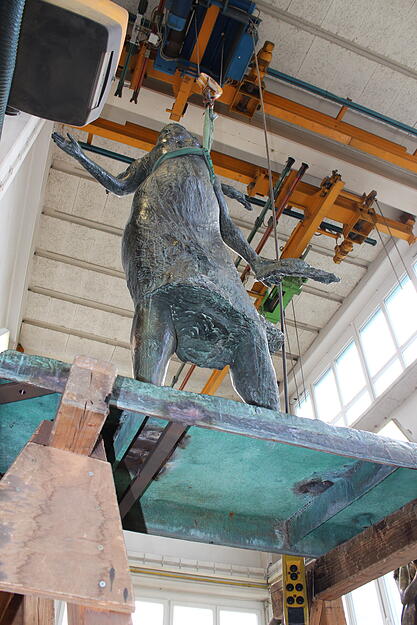 Heilbronner Käthchen-Statue bekommt neue Füße