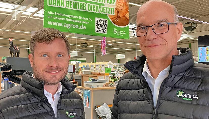 Vorst&auml;nde der Agroa: Florian G&auml;nsbauer (links) und Sprecher Stephan Buchholz.