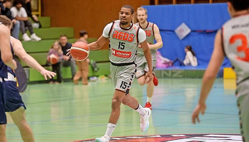 Ein neuer pers&ouml;nlicher Top-Wert und die Siegesserie ausgebaut: F&uuml;r Marques Charlton und die Heilbronn Reds l&auml;uft es seit dem Jahreswechsel bestens.