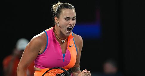 Aryna Sabalenka steht in Melbourne zum vierten Mal in Serie im Finale.