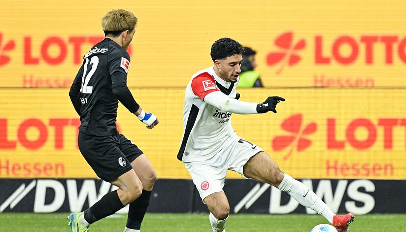 Spielte exzellent: Omar Marmoush (r).