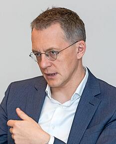 Dominik Buchta von der Stadtsiedlung will viele Wohnungen bauen.
Foto: Veigel Dominik Buchta von der Stadtsiedlung will viele Wohnungen bauen.
Foto: Veigel