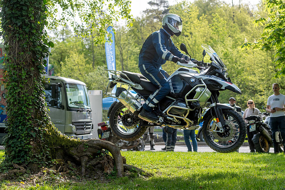 Die Löwensteiner Platte ist ein populärer Treffpunkt für Biker.