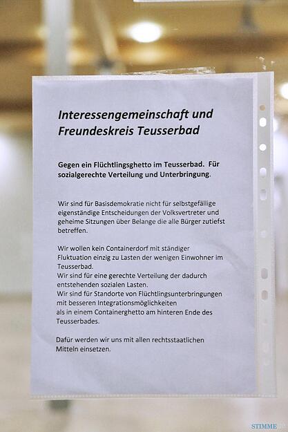 B&uuml;rgerversammlung: Fl&uuml;chtlingsunterbringung in L&ouml;wenstein