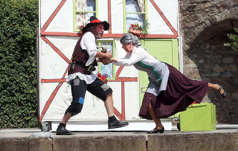 Premiere von R&auml;uber Hotzenplotz auf Burg Stettenfels