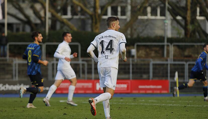 Der sehr gut aufgelegte Julian Schiffmann und alle anderen Spieler des VfR Heilbronn haben laut ihres Trainers gegen den SSV Ehingen-Süd "ein anderes Gesicht" gezeigt.