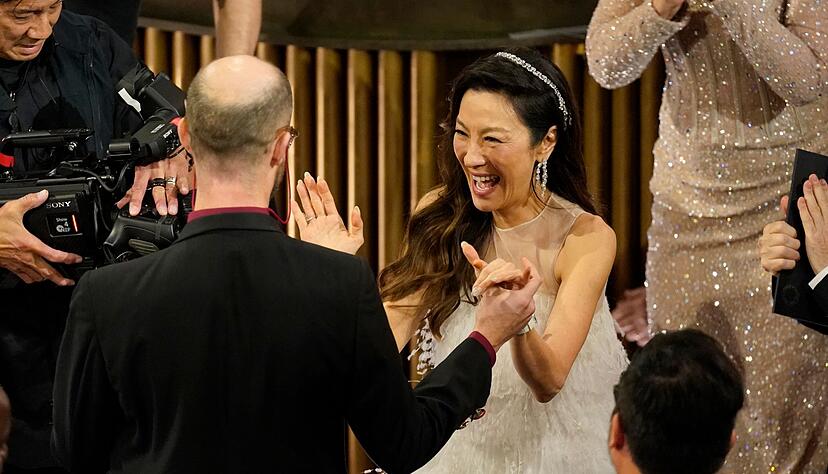 Sie war die große Favoritin: Michelle Yeoh gewinnt einen Oscar als beste Hauptdarstellerin.