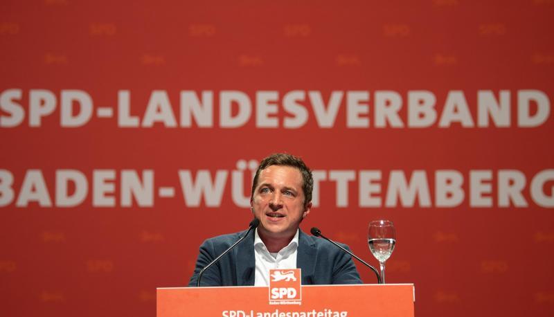 Sascha Binder, neu gewählter Generalsekretär der Südwest-SPD. Foto: Sebastian Gollnow