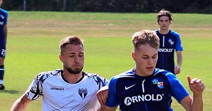Marvin Metzger (rechts) gehört zu den jungen Talenten, die bei der SG Sindringen/Ernsbach aus der eigenen Jugend nachrücken.
Foto: Marc Schmerbeck Marvin Metzger (rechts) gehört zu den jungen Talenten, die bei der SG Sindringen/Ernsbach aus der eigenen Jugend nachrücken.
Foto: Marc Schmerbeck