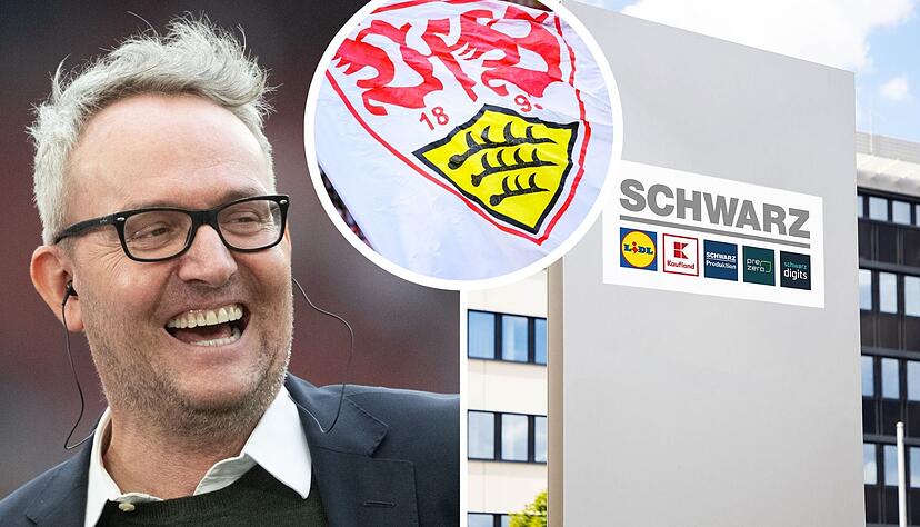 Vorstandsboss Alexander Wehrle hat gut lachen. Unternehmen der Schwarz Gruppe werden Partner vom VfB Stuttgart.