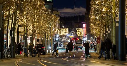 Auch im Advent 2022 wird die Weihnachtsbeleuchtung in der Heilbronner Innenstadt für festliche Stimmung sorgen.