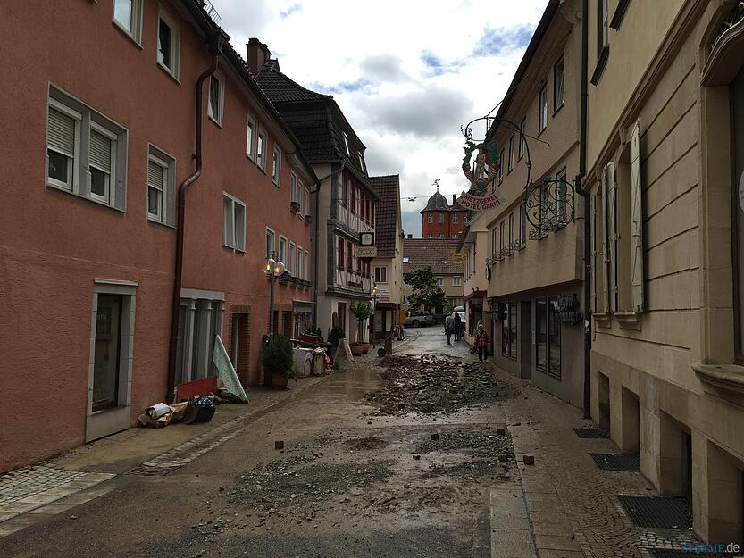 Überschwemmung in Künzelsau | 29.05.