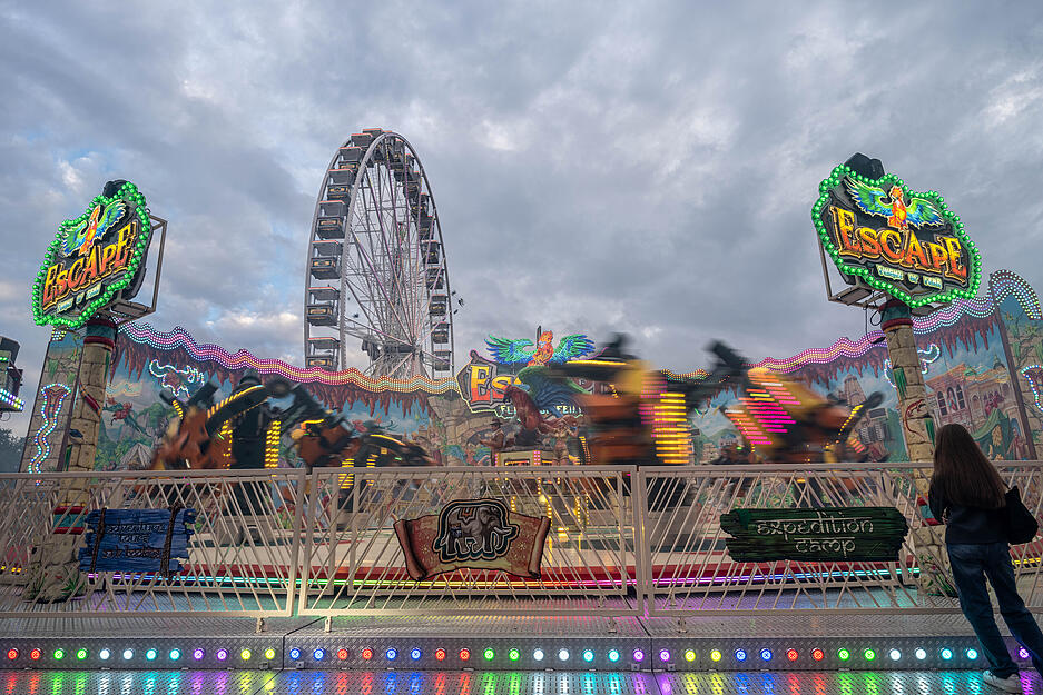 Der Volksfest-Samstag in Heilbronn