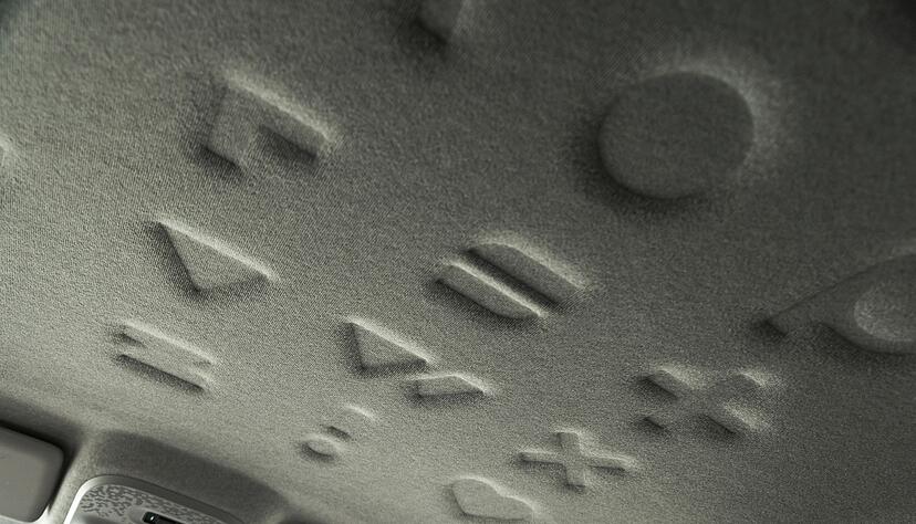 &laquo;Frech, verspielt und modern&raquo;: Dieses Image wollten die Macher dem Twingo verleihen, das mag gelungen sein, ob allerdings das &laquo;frech-fr&ouml;hliche&raquo; Twingo-Alphabet am Dachhimmel dazu beitrug? Entscheiden Sie selbst!