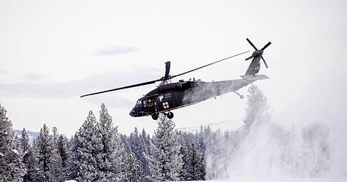 Tagelanges Schneetreiben behinderte die Bergungsaktion.