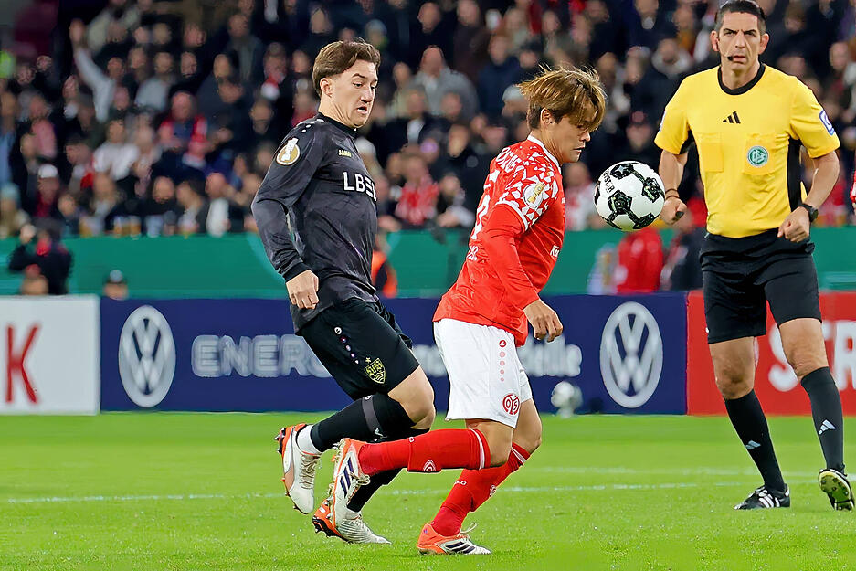 Angelo Stiller: In Mainz wieder der gute Stiller. Lenkte das Spiel des VfB Stuttgart. War immer eine Anspielstation und hatte vor allem beim 2:0 die Übersicht, den Ball durchzulassen. Stark gemacht, wie die ganze Partie. Note: 3 Angelo Stiller: In Mainz wieder der gute Stiller. Lenkte das Spiel des VfB Stuttgart. War immer eine Anspielstation und hatte vor allem beim 2:0 die Übersicht, den Ball durchzulassen. Stark gemacht, wie die ganze Partie. Note: 3