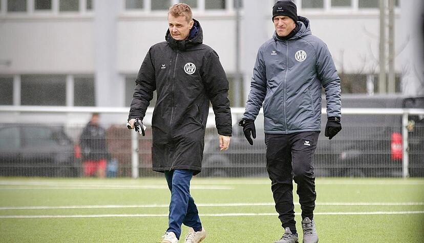 Wollen mit dem VfR Heilbronn die Wende zum Guten einleiten: Sportdirektor Alexander Thomas (links) und Cheftrainer Andreas Lechner.