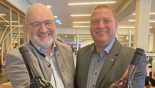 Ex-WG-Kellerchef Arne Maier (links) und sein Nachfolger Tobias Zeller.