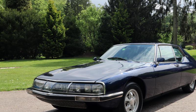 Die hintere Spur ist beim Citroën SM weitaus schmaler als die vordere.