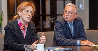 Bundesministerin Karin Prien und Innenminister Thomas Strobl haben &uuml;ber Bildungspolitik diskutiert. Nicht ohne Grund in Heilbronn.