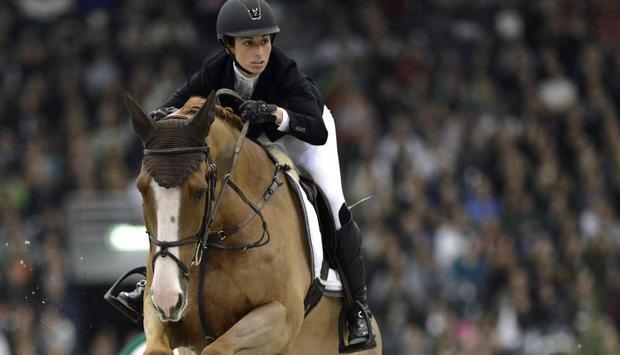 Janika Sprunger gewann die Qualifikation für den Großen Preis. Foto: Martial Trezzini Janika Sprunger gewann die Qualifikation für den Großen Preis. Foto: Martial Trezzini