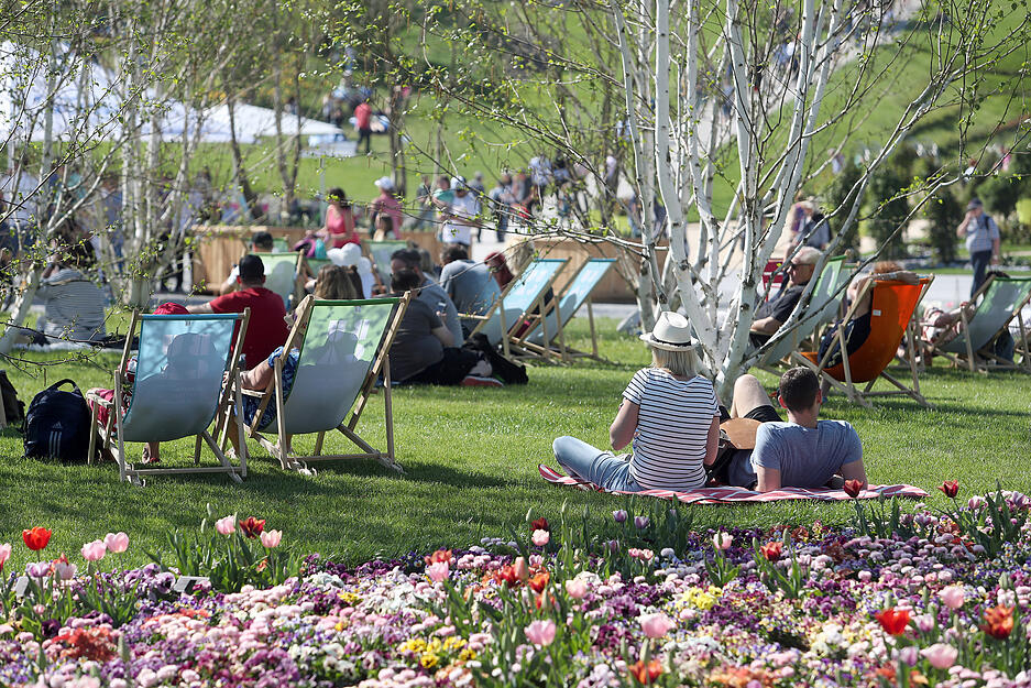 Die Heilbronner Buga am Osterwochenende Die Heilbronner Buga am Osterwochenende