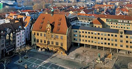 Das Heilbronner Rathaus. Foto: Archiv/Dennis Mugler