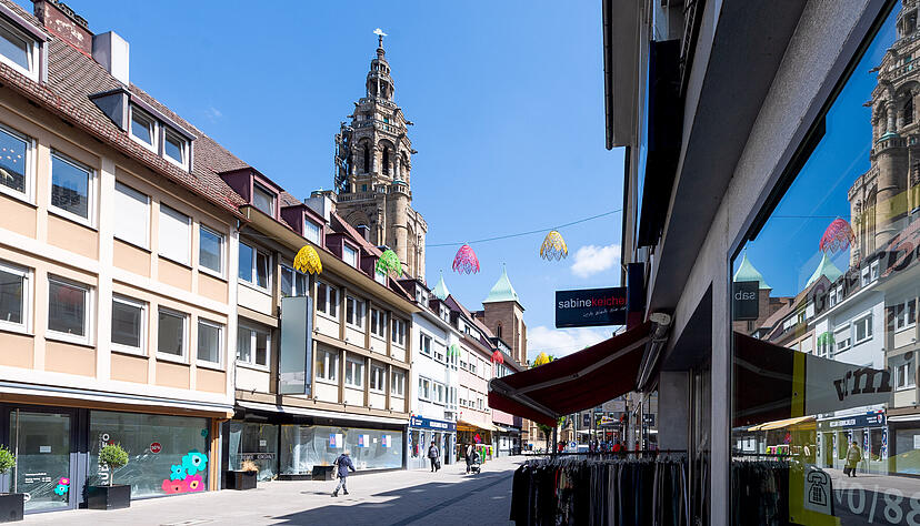 Blick in die Kirchbrunnenstraße: Die Stadtinitiative präsentiert neue Ideen zur Belebung der Heilbronner Innenstadt.