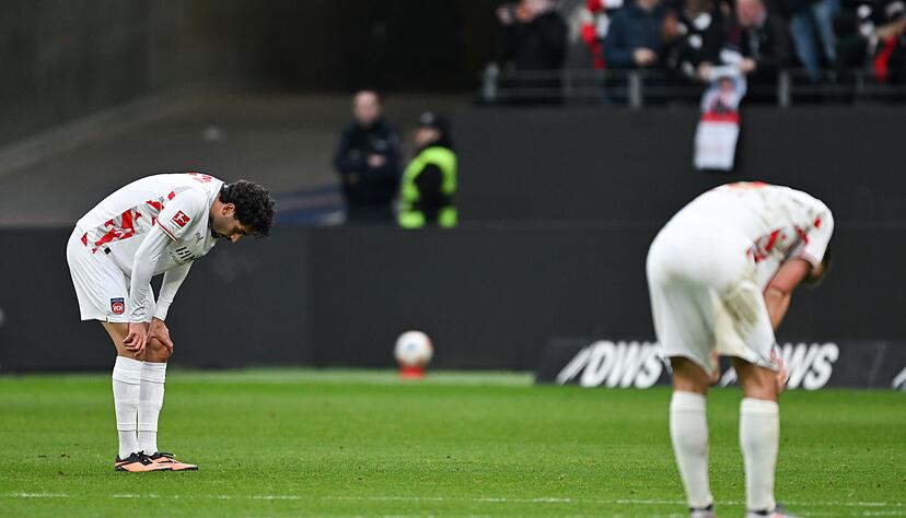 Die Heidenheimer Profis waren nach dem 0:1 in Frankfurt wieder einmal bedient.