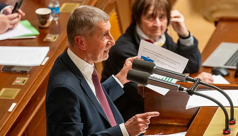 Tschechiens Ministerpr&auml;sident Andrej Babis kann nach einer gewonnenen Vertrauensabstimmung weiterregieren. (Archivbild)