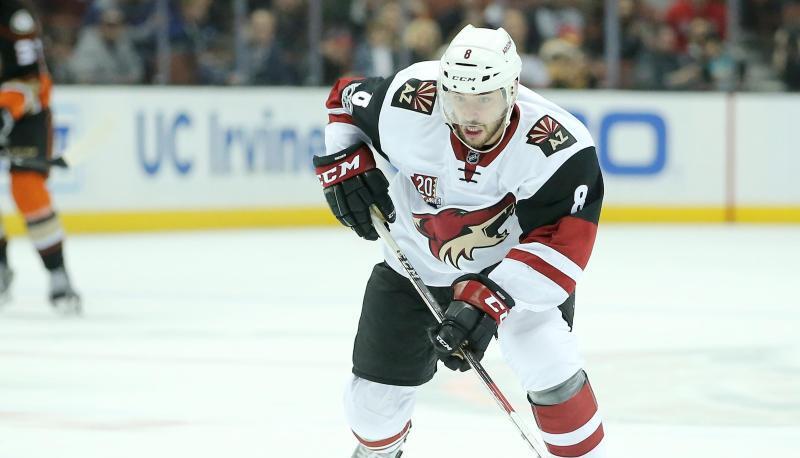 Tobias Rieder spielt in der NHL&nbsp;f&uuml;r die Arizona Coyotes. Foto: Peter Joneleit