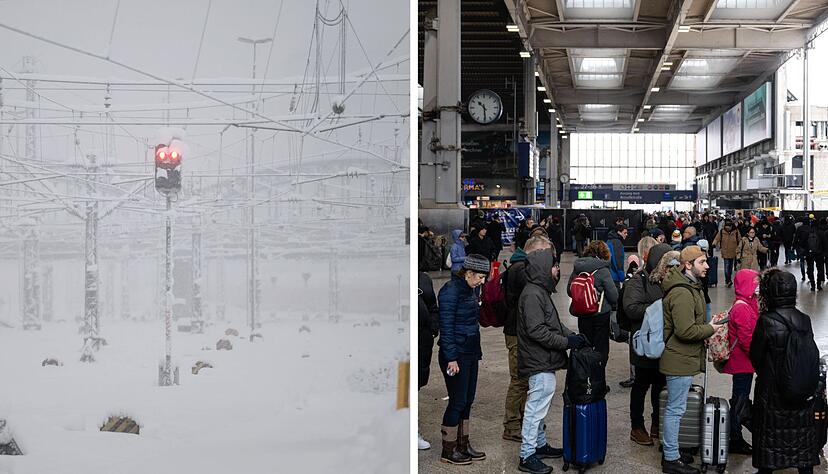 Wer mit der Bahn fährt, muss sich in Süddeutschland noch bis Montag auf starke Beeinträchtigungen einstellen.